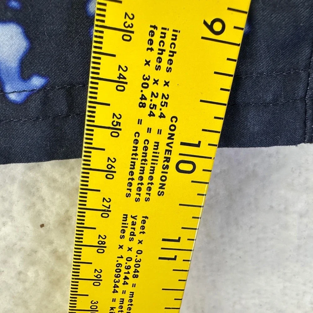 Nike Swim Trunks Mens L Blue Graphic Recycled Polyester  Board Shorts Beach Pool
